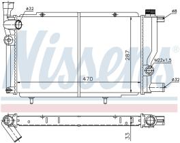  63425 - RADIADOR PEUGEOT 205(741.20)(83-)1.