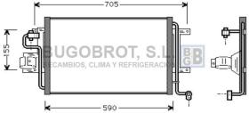 Bugobrot 62AI5130 - CONDENSADOR AUDI A3 / SEAT LEON