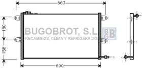 Bugobrot 62VW5144 - CONDENSADOR SEAT IBIZA II,CORDOBA