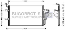 Bugobrot 62VW5181 - CONDENSADOR SEAT IBIZA, CORDOBA Ï99