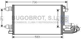 Bugobrot 62VW5209 - CONDENSADOR AUDI A3/SEAT ALTEA,LEON