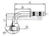 Bugobrot 6522426 - RACOR TUB. FRIGOSTAR 3/8" X6 90º