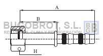 Bugobrot 6522436 - RACOR TUB. FRIGOSTAR 3/8" X6 RECTO