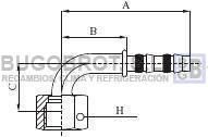 Bugobrot 6522469 - RACOR TUB. FRIGOSTAR 1/2" X10 90º