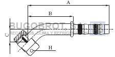 Bugobrot 6522480 - RACOR TUB. FRIGOSTAR X10 45º