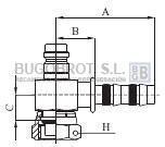 Bugobrot 6522550 - RACOR TUB. FRIGOSTAR X10 90º H-ROT.