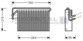 Bugobrot 70BWV024 - BATERIA EVAPORADORA PARA BMW E46