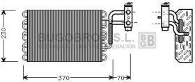 Bugobrot 70MSV002 - BATERIA EVAPORADORA PARA MERCEDES