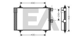 ElectroAuto 30C10022 - CONDENSADOR PEUGEOT