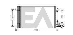 ElectroAuto 30C67002 - CONDENSADOR VOLKSWAGEN