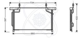 ElectroAuto 30W0032 - CONDENSADOR A/C->EQUIPO ORIGINAL FO