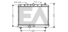 ElectroAuto 31R05037 - RADIADOR AGUA ROVER