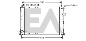 ElectroAuto 31R05039 - RADIADOR->APLICACION ORIGINAL ROVER