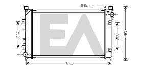 ElectroAuto 31R05042 - RADIADOR->APLICACION ORIGINAL LANDR