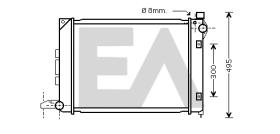 ElectroAuto 31R05043 - RADIADOR->APLICACION ORIGINAL LANDR