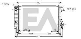 ElectroAuto 31R07040 - RADIADOR->APLICACION ORIGINAL BMW