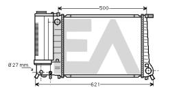 ElectroAuto 31R07044 - RADIADOR AGUA BMW