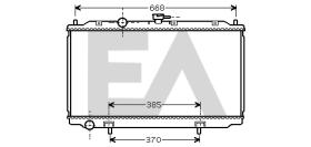  31R18176 - RADIADOR AGUA NISSAN