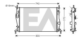  31R22138 - RADIADOR->APLICACION ORIGINAL FORD