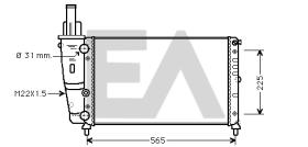 ElectroAuto 31R25085 - RADIADOR->APLICACION ORIGINAL FIAT