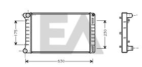 ElectroAuto 31R25094 - RADIADOR->APLICACION ORIGINAL FIAT