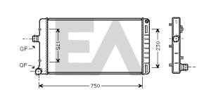 ElectroAuto 31R25095 - RADIADOR->APLICACION ORIGINAL FIAT