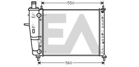 ElectroAuto 31R25100 - RADIADOR->APLICACION ORIGINAL FIAT