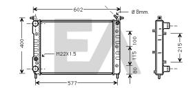 ElectroAuto 31R25101 - RADIADOR->APLICACION ORIGINAL FIAT