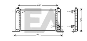 ElectroAuto 31R25104 - RADIADOR AGUA FIAT