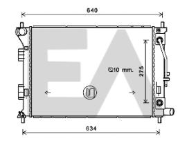 ElectroAuto 31R28105 - RADIADOR->APLICACION ORIGINAL HYUND