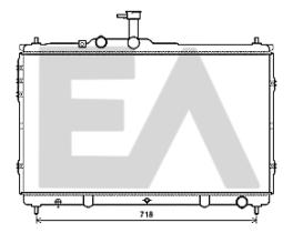 ElectroAuto 31R28106 - RADIADOR->APLICACION ORIGINAL HYUND