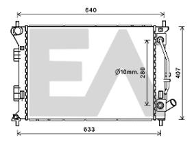 ElectroAuto 31R28112 - RADIADOR->APLICACION ORIGINAL HYUND