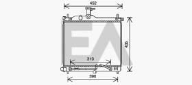 ElectroAuto 31R28116 - RADIADOR->APLICACION ORIGINAL HYUND