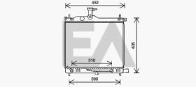 ElectroAuto 31R28117 - RADIADOR->APLICACION ORIGINAL HYUND