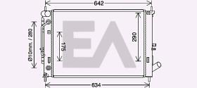 ElectroAuto 31R28119 - RADIADOR->APLICACION ORIGINAL HYUND