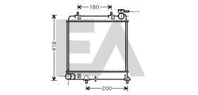 ElectroAuto 31R28125 - RADIADOR->APLICACION ORIGINAL HYUND