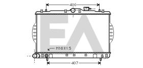 ElectroAuto 31R28127 - RADIADOR->APLICACION ORIGINAL HYUND