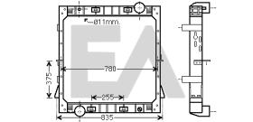 ElectroAuto 31R30039 - RADIADOR->APLICACION ORIGINAL IVECO