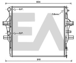 ElectroAuto 31R30042 - RADIADOR AGUA IVECO