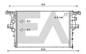 ElectroAuto 31R30043 - RADIADOR AGUA IVECO