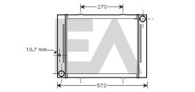 ElectroAuto 31R31001 - RADIADOR->APLICACION ORIGINAL JCB