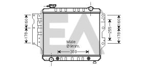 ElectroAuto 31R33010 - RADIADOR AGUA JEEP