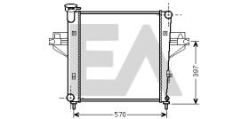 ElectroAuto 31R33014 - RADIADOR->APLICACION ORIGINAL JEEP