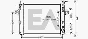 ElectroAuto 31R33016 - RADIADOR->APLICACION ORIGINAL JEEP