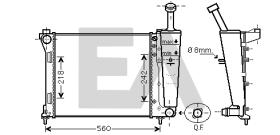 ElectroAuto 31R40014 - RADIADOR->APLICACION ORIGINAL CHRYS