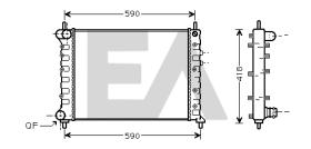 ElectroAuto 31R40016 - RADIADOR->APLICACION ORIGINAL LANCI