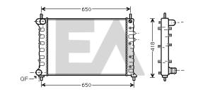 ElectroAuto 31R40017 - RADIADOR->APLICACION ORIGINAL LANCI