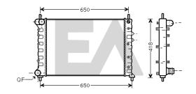 ElectroAuto 31R40018 - RADIADOR->APLICACION ORIGINAL LANCI