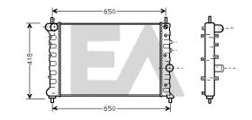 ElectroAuto 31R40019 - RADIADOR->APLICACION ORIGINAL LANCI