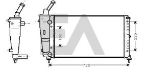 ElectroAuto 31R40020 - RADIADOR->APLICACION ORIGINAL LANCI